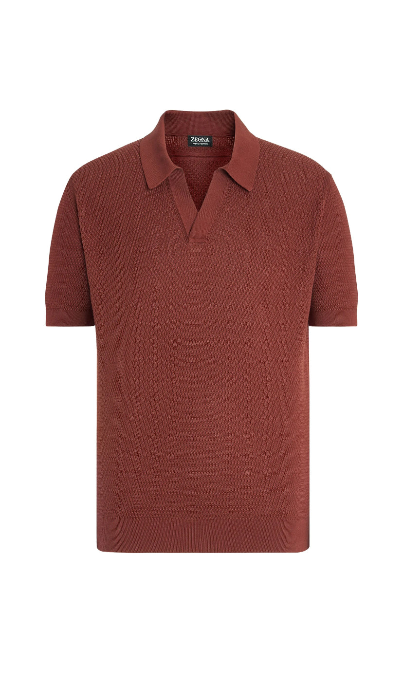 Zegna
cotton polo shirt