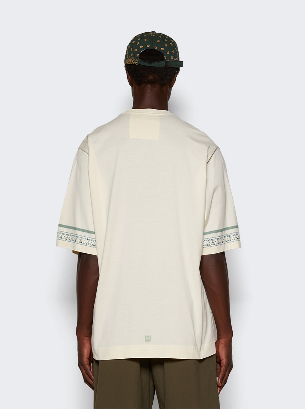 Givenchy Flower Sleeve T-Shirt 'Ivory'