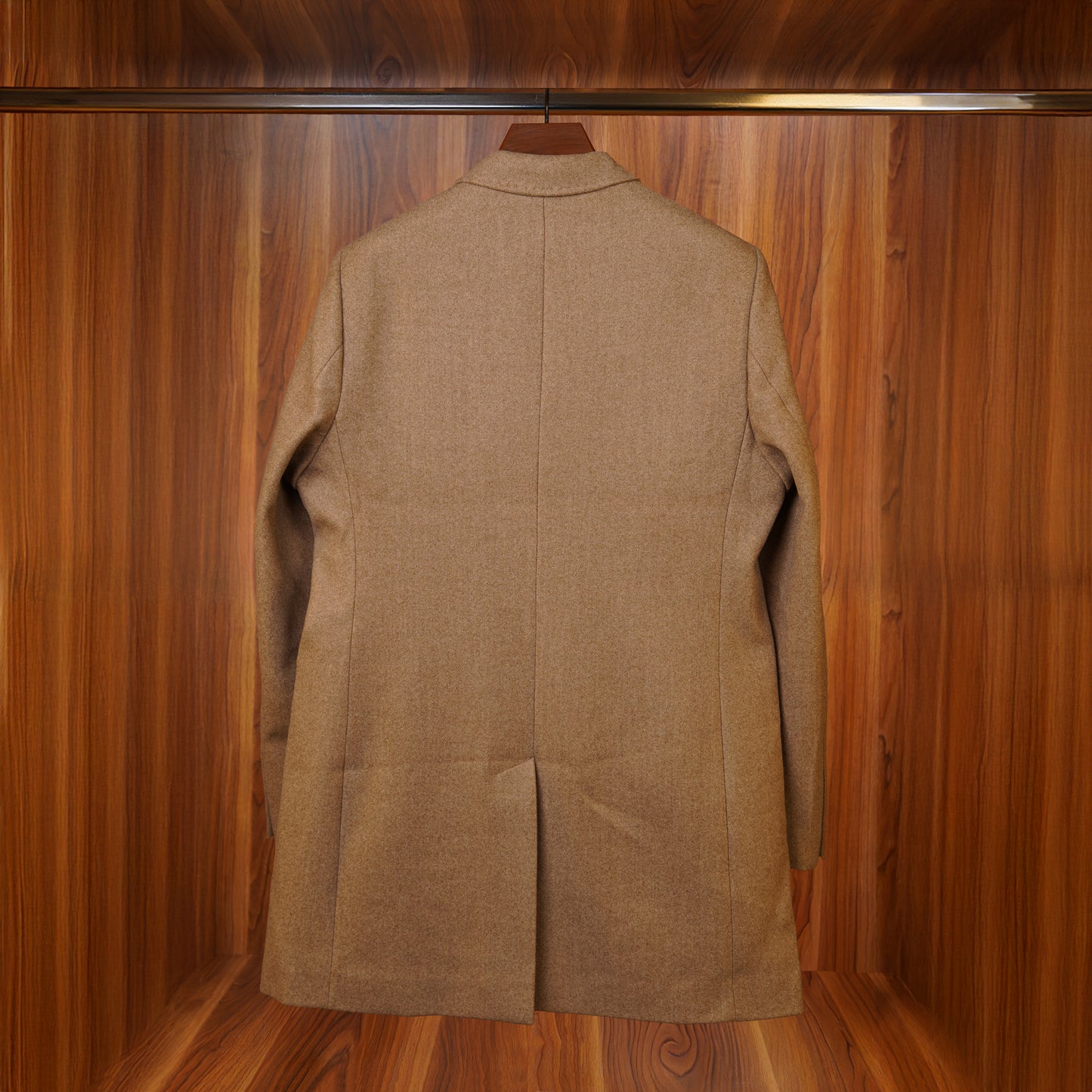 BURBERRY

Button Detail Wool Cashmere Tailored Coat