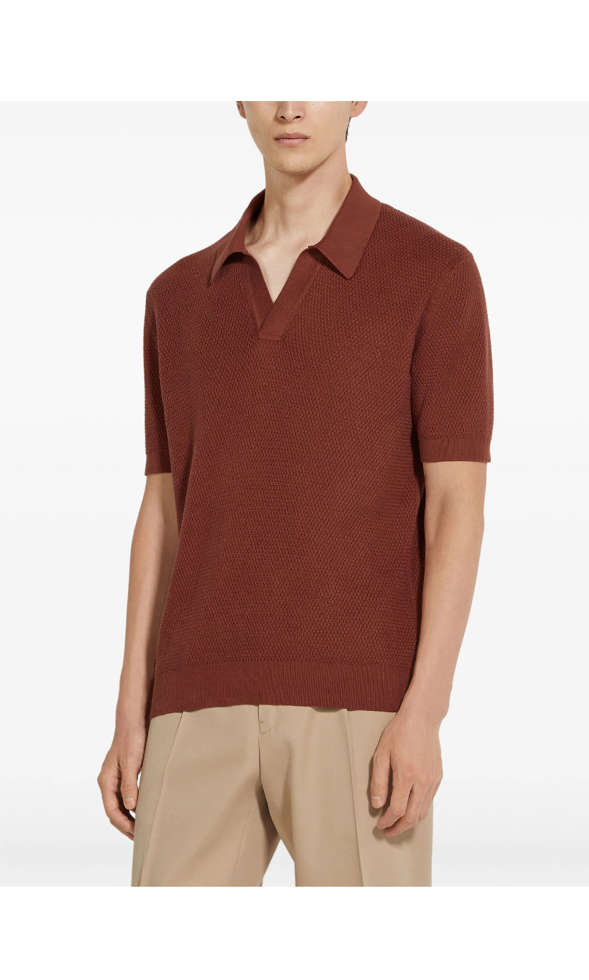 Zegna
cotton polo shirt