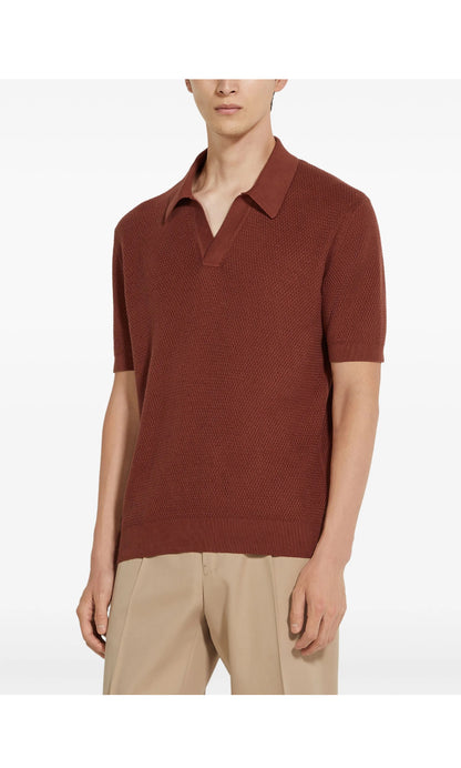 Zegna
cotton polo shirt