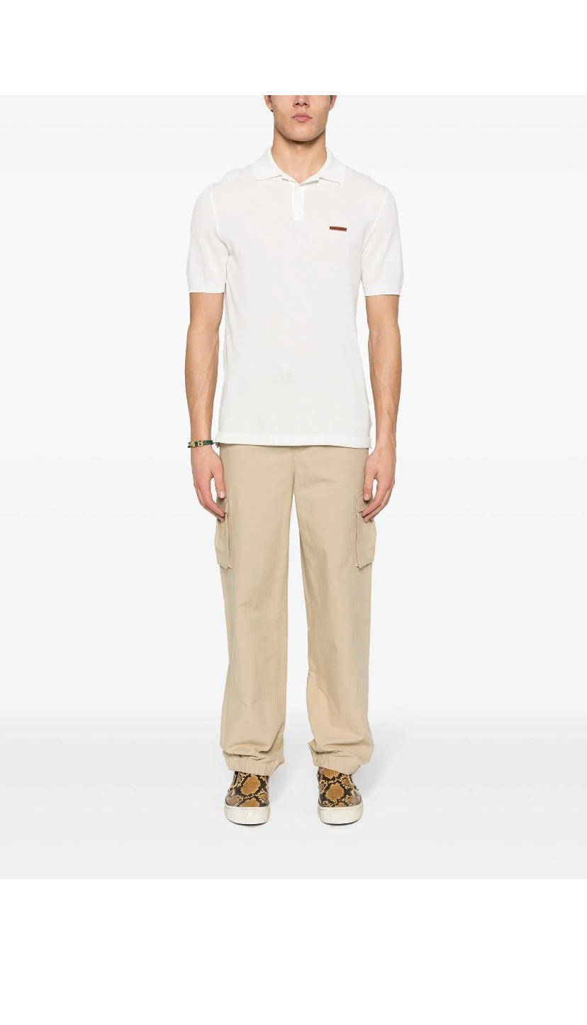 Zegna
piqué cotton polo shirt