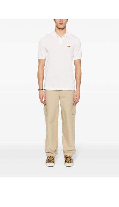 Zegna
piqué cotton polo shirt
