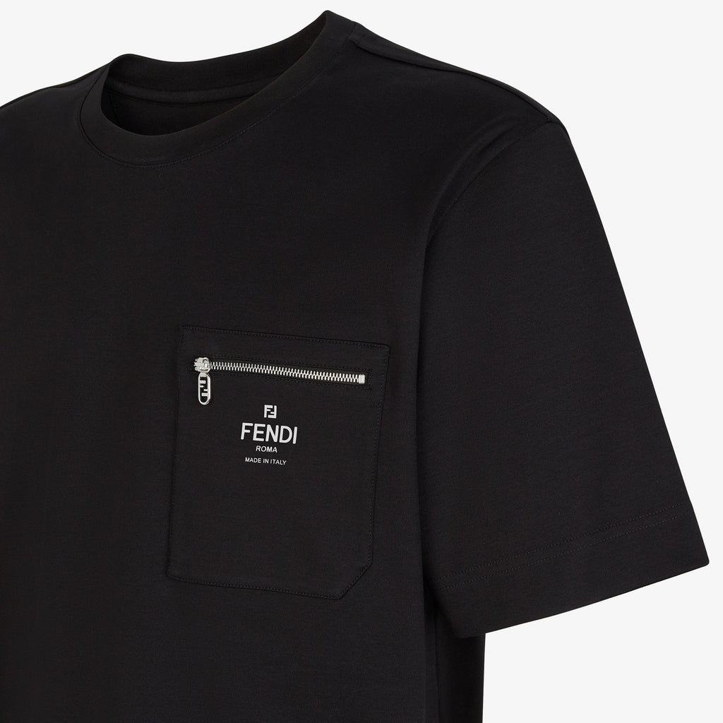 FENDI logo-print cotton T-shirt