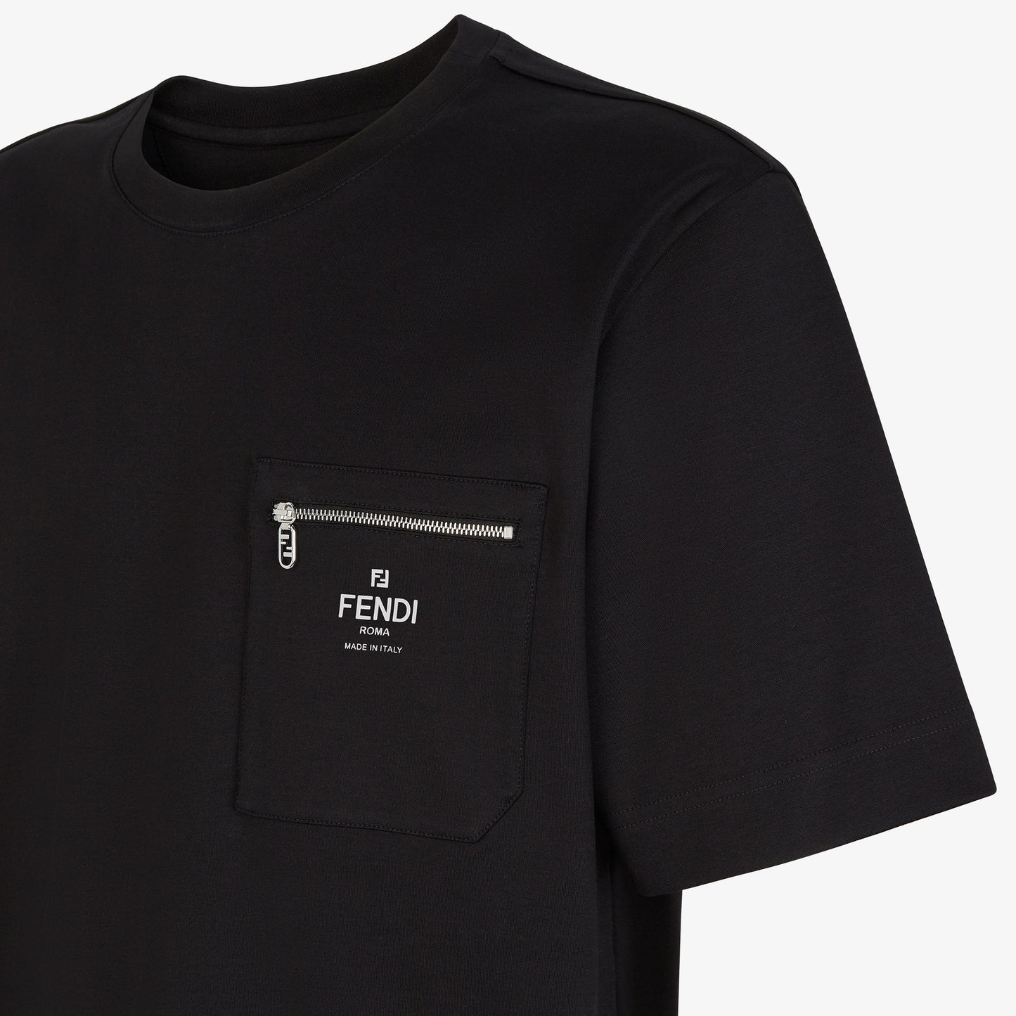 FENDI logo-print cotton T-shirt