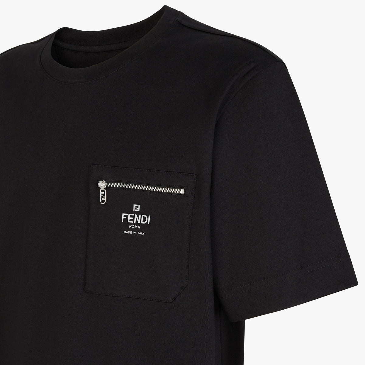 FENDI logo-print cotton T-shirt