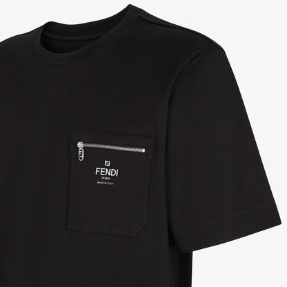 FENDI logo-print cotton T-shirt