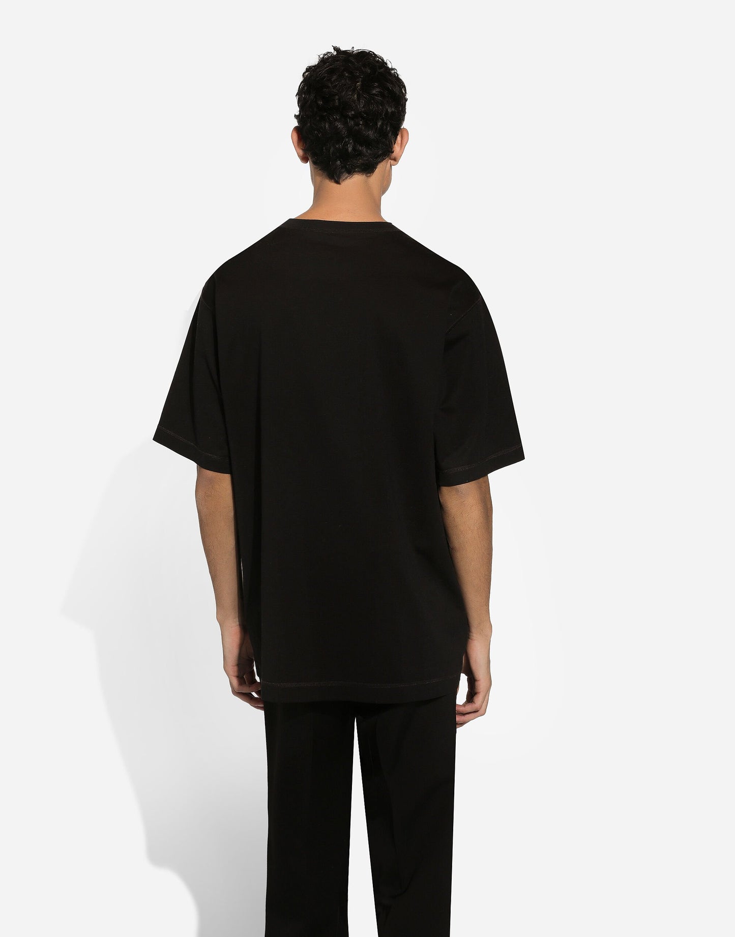 Dolce & Gabbana                        Cotton T-shirt with branded tag
