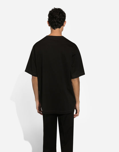 Dolce & Gabbana                        Cotton T-shirt with branded tag