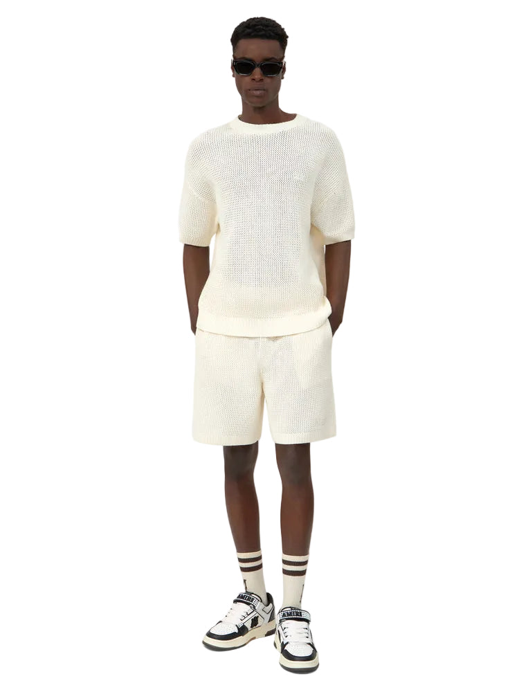 AMIRI CROCHET MESH SHIRT