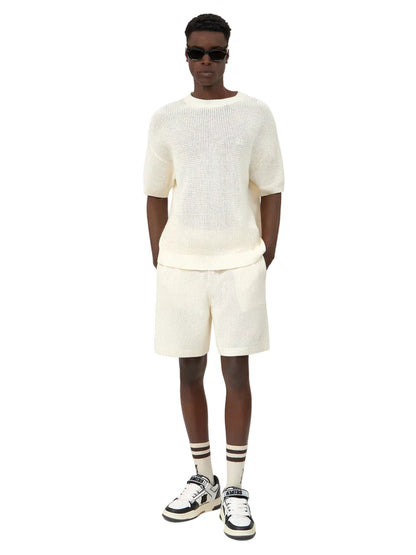 AMIRI CROCHET MESH SHIRT