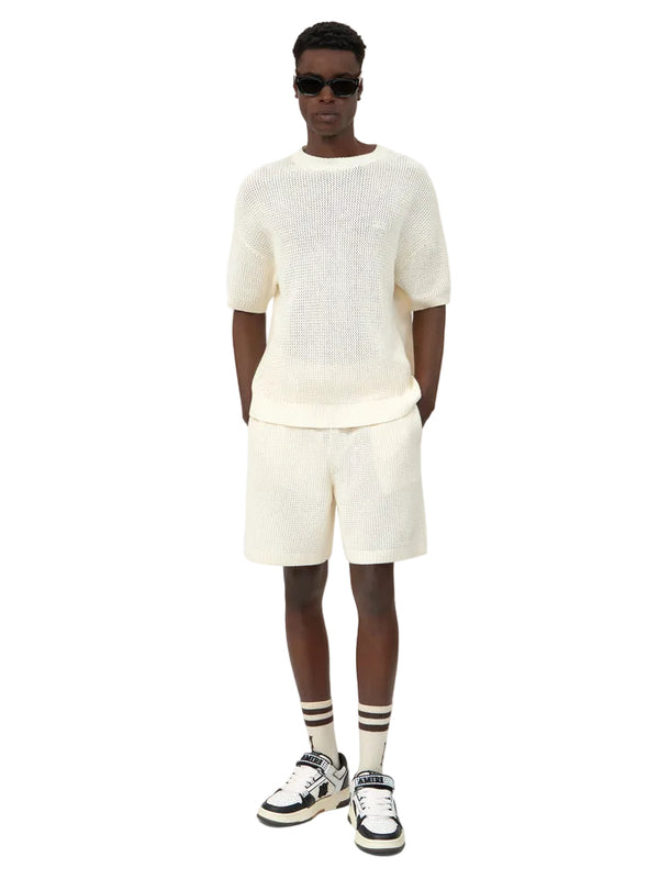 AMIRI CROCHET MESH SHIRT
