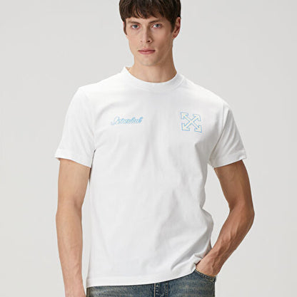 Off-White
logo print T-shirt