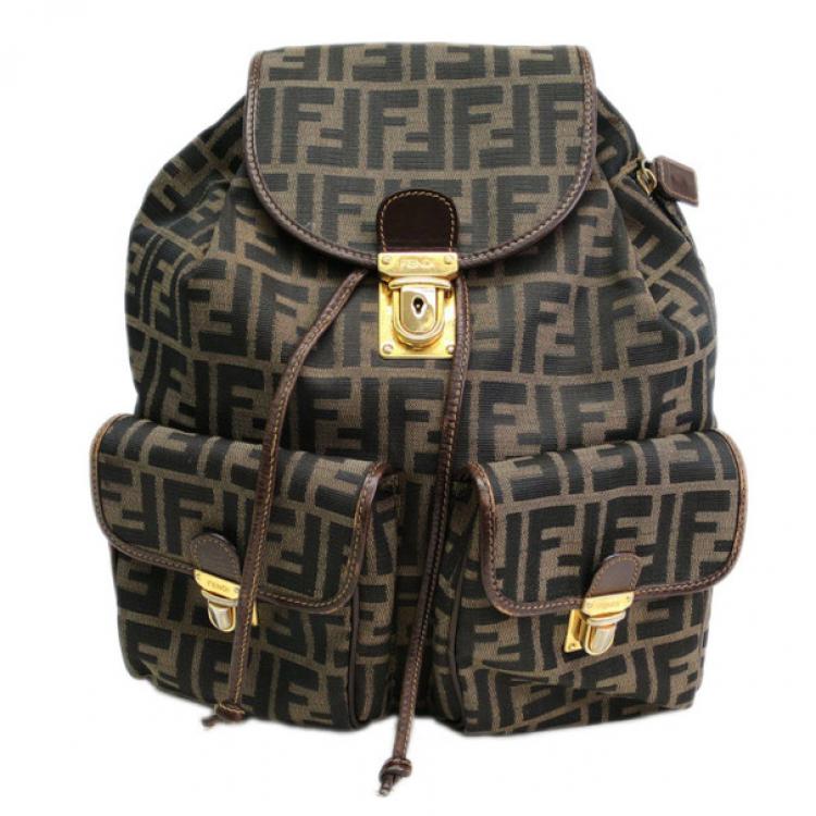Fendi
Fendi Brown Tobacco Zucca Canvas Travel Backpack