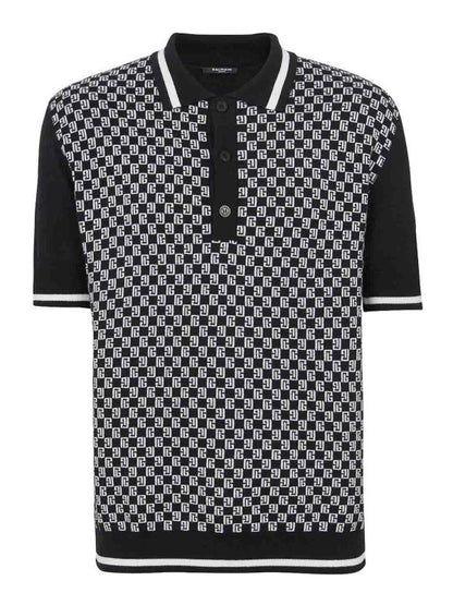 BALMAIN
Mini Monogram Polo Shirt