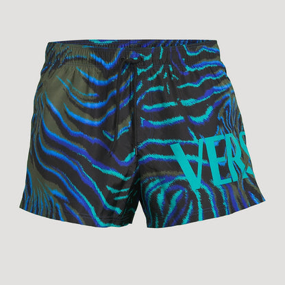VERSACE
Logo Swim Shorts In Zebra Print