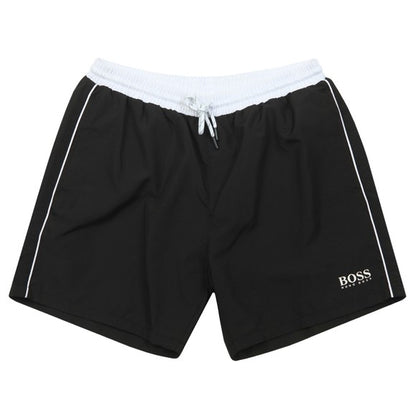 BOSS                                          QUICK-DRY SWIM SHORTS WITH LOGO PRINT