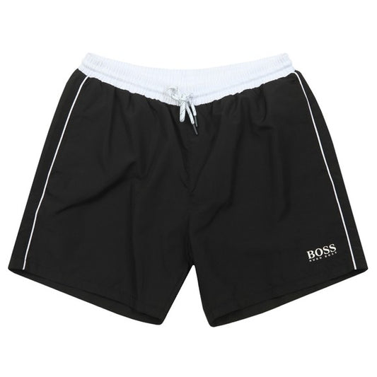 BOSS                                          QUICK-DRY SWIM SHORTS WITH LOGO PRINT