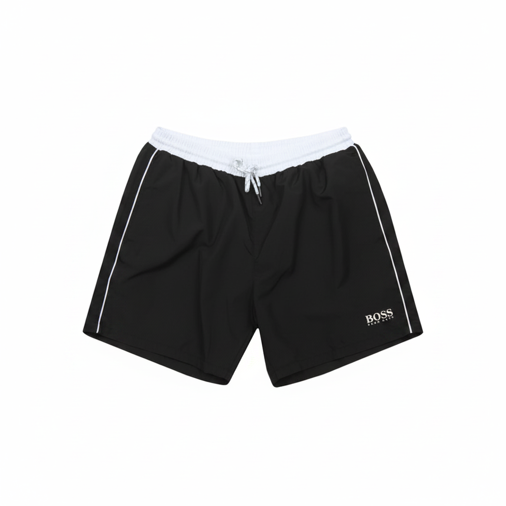 BOSS                                          QUICK-DRY SWIM SHORTS WITH LOGO PRINT