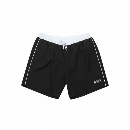 BOSS                                          QUICK-DRY SWIM SHORTS WITH LOGO PRINT