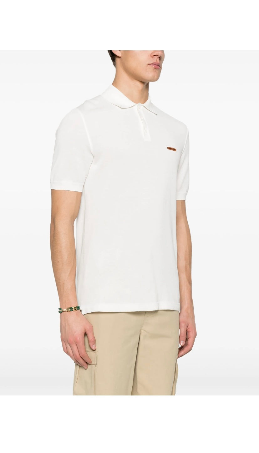 Zegna
piqué cotton polo shirt