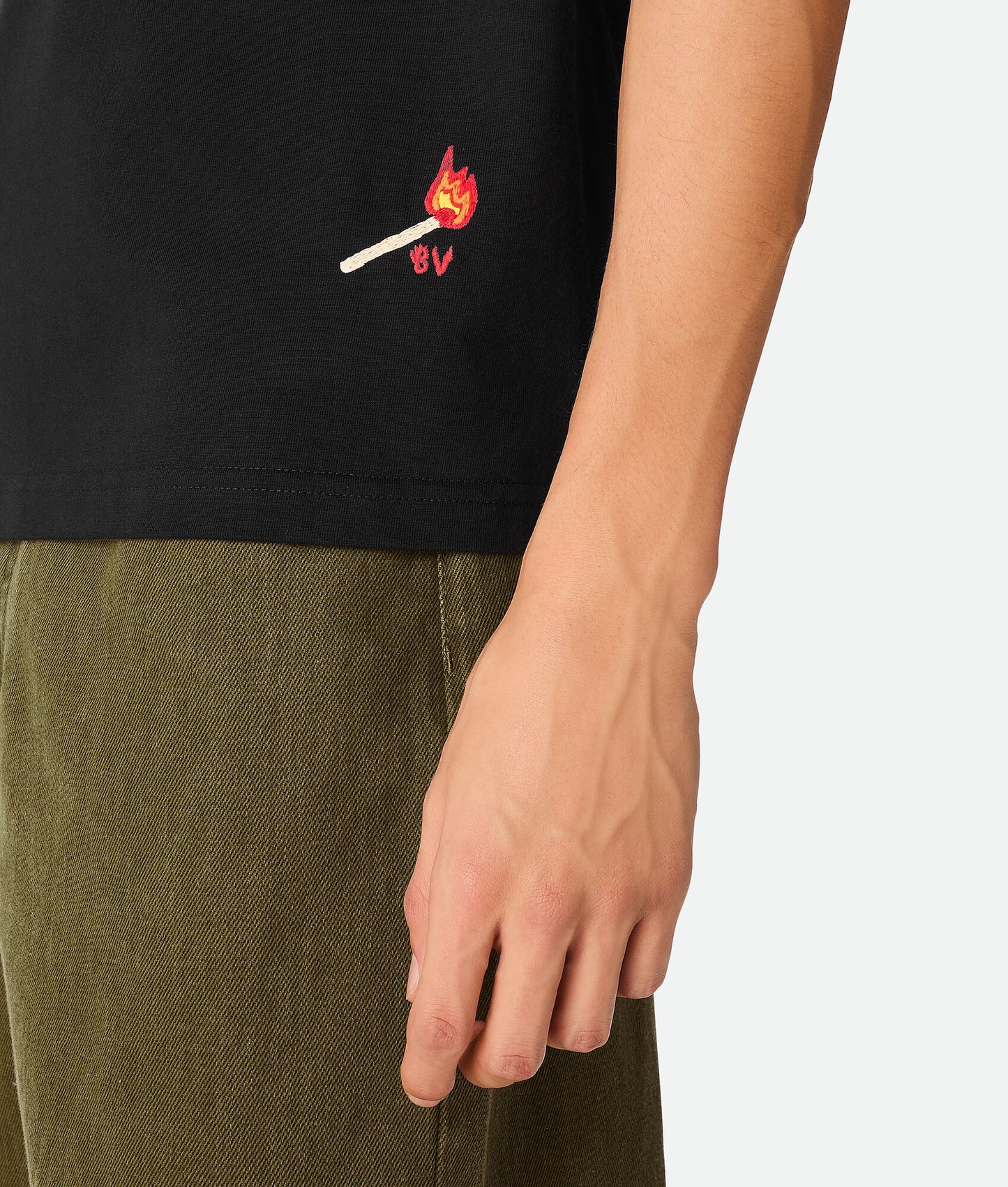 Bottega Veneta Jersey T-Shirt 'Black'