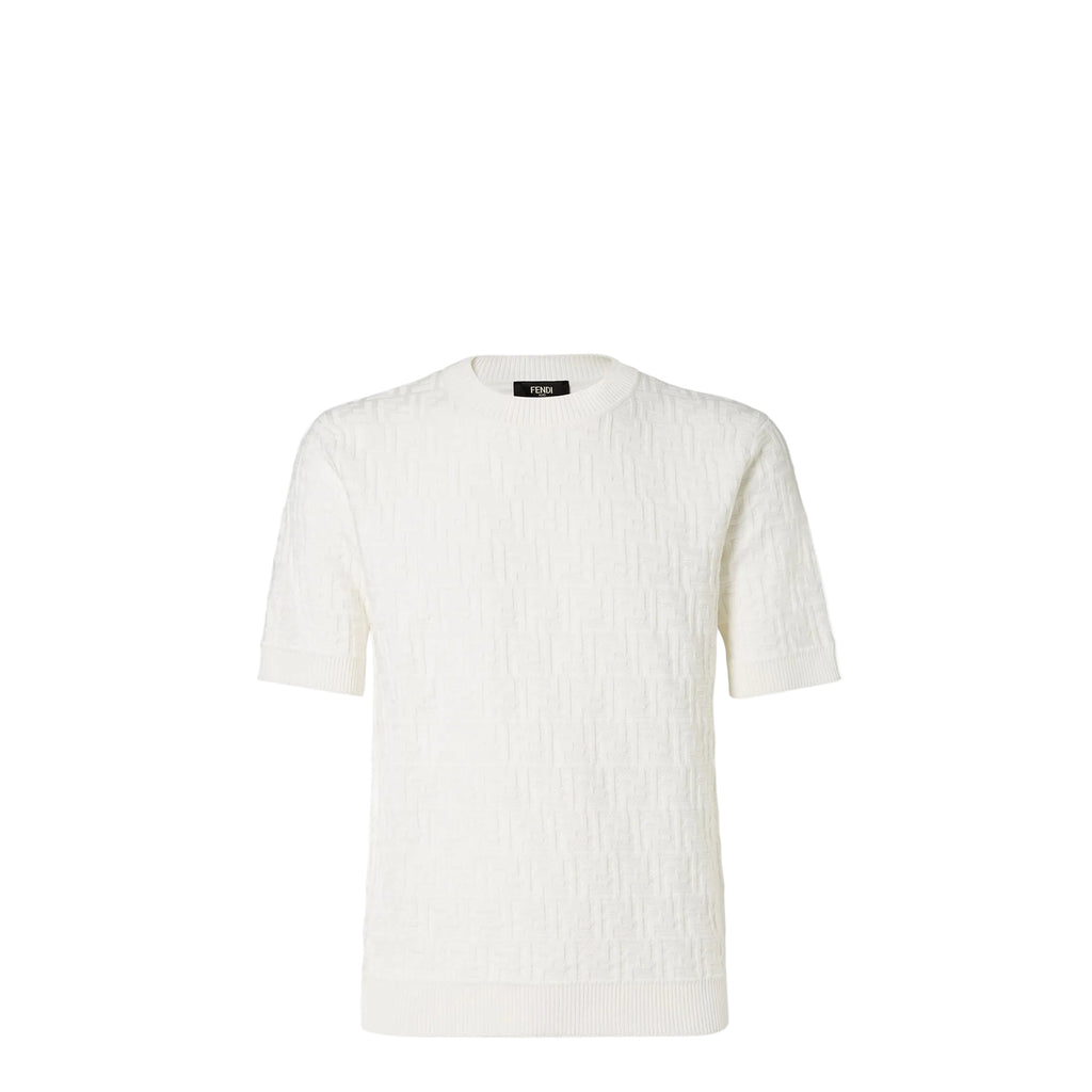 FENDI Sweater
White FF cotton pullover