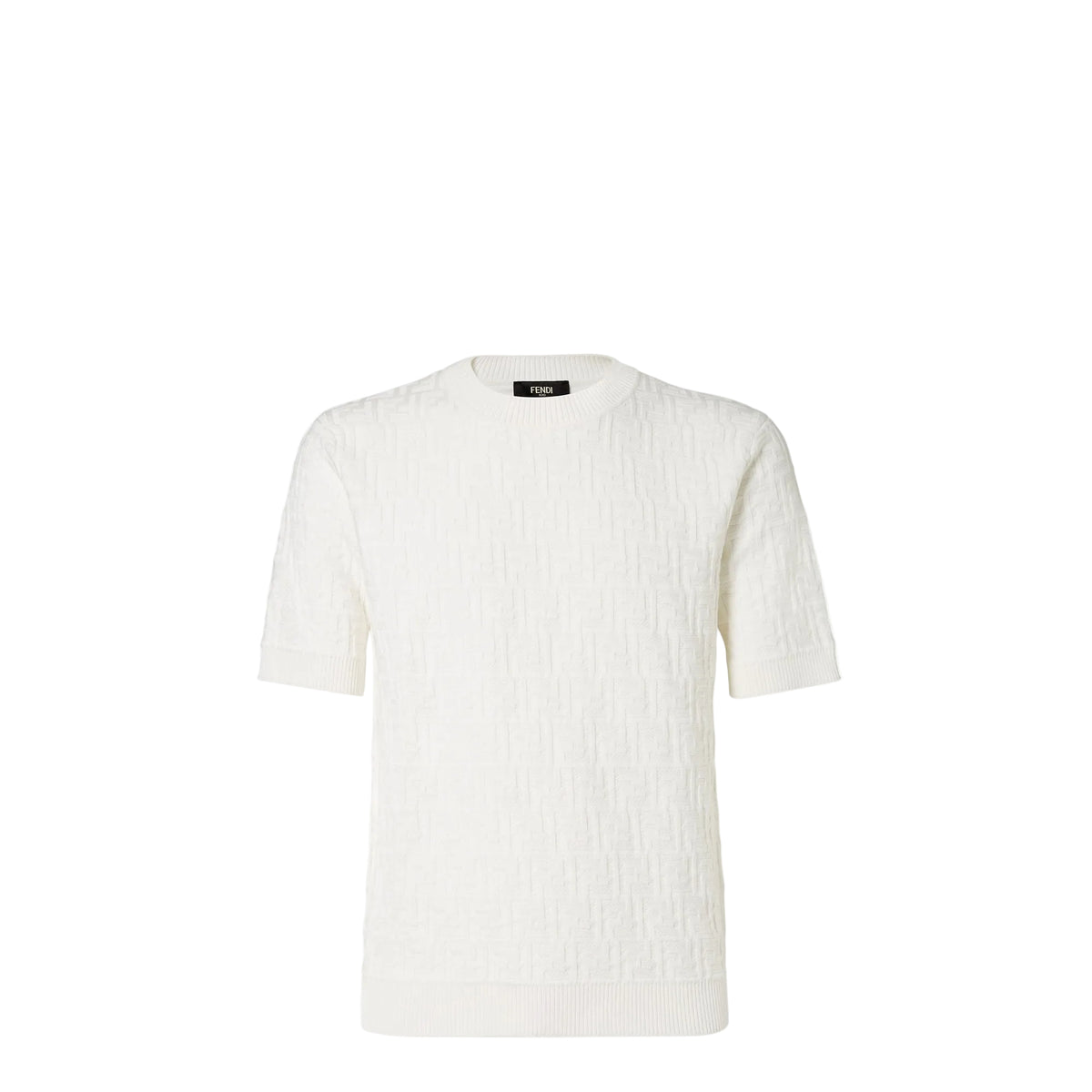 FENDI Sweater
White FF cotton pullover
