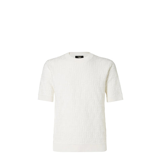 FENDI Sweater
White FF cotton pullover
