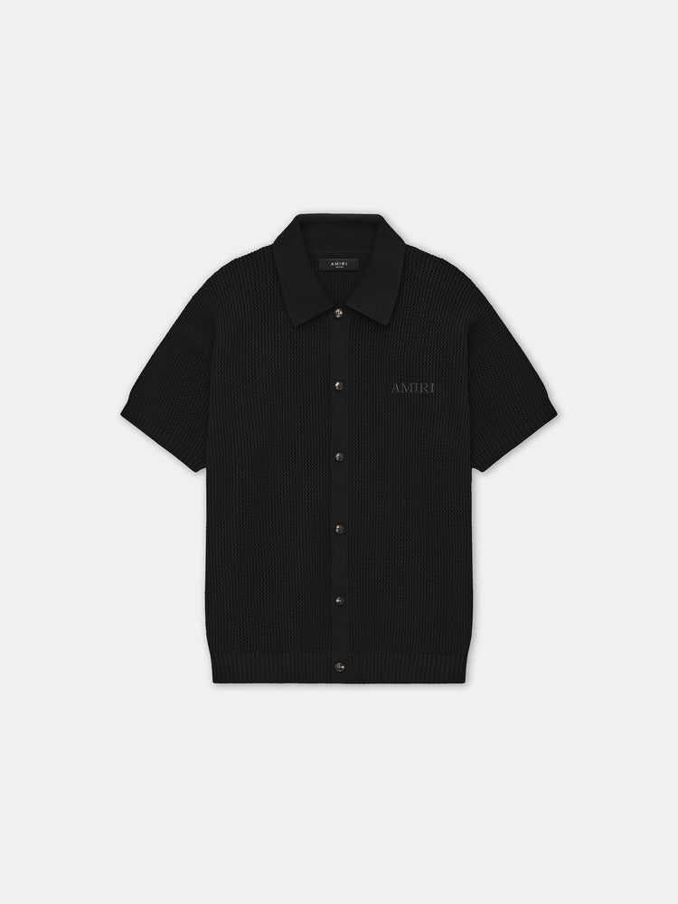AMIRI CROCHET MESH SHIRT