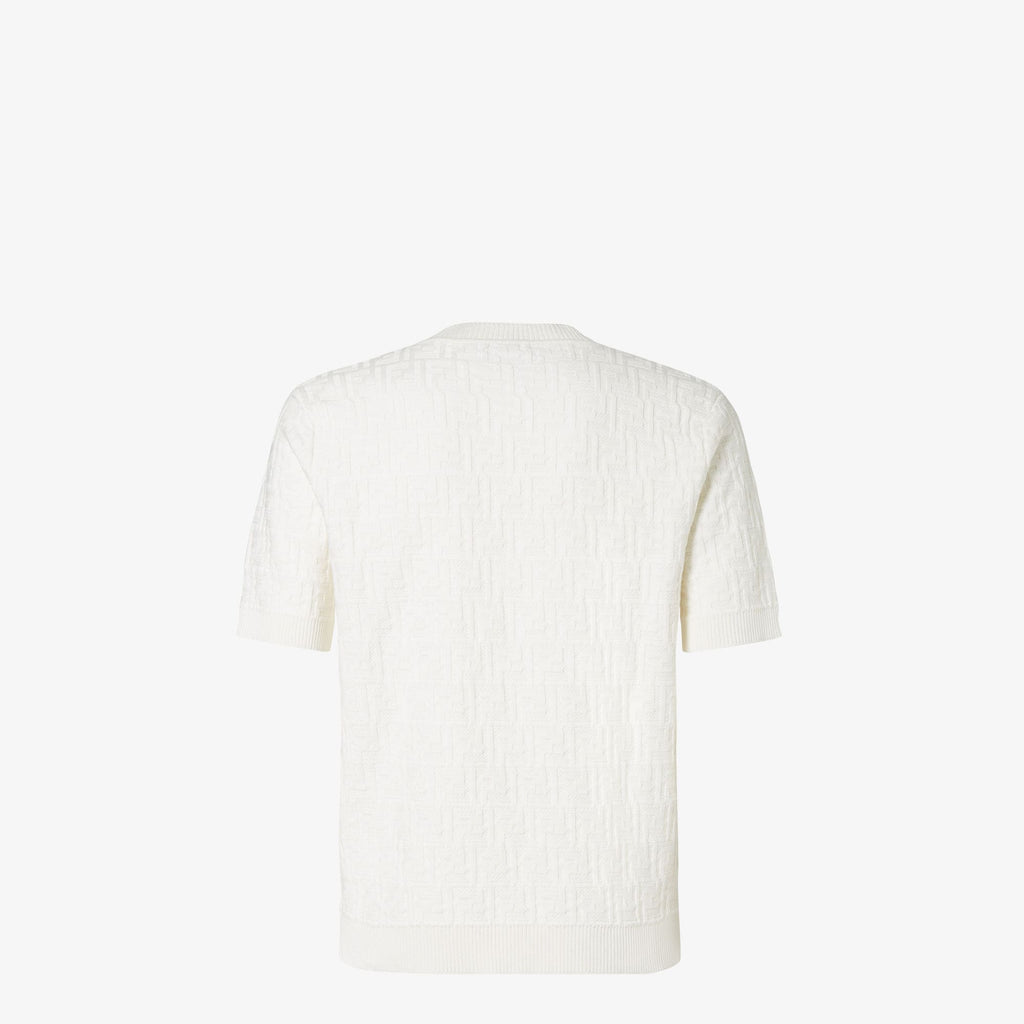 FENDI Sweater
White FF cotton pullover