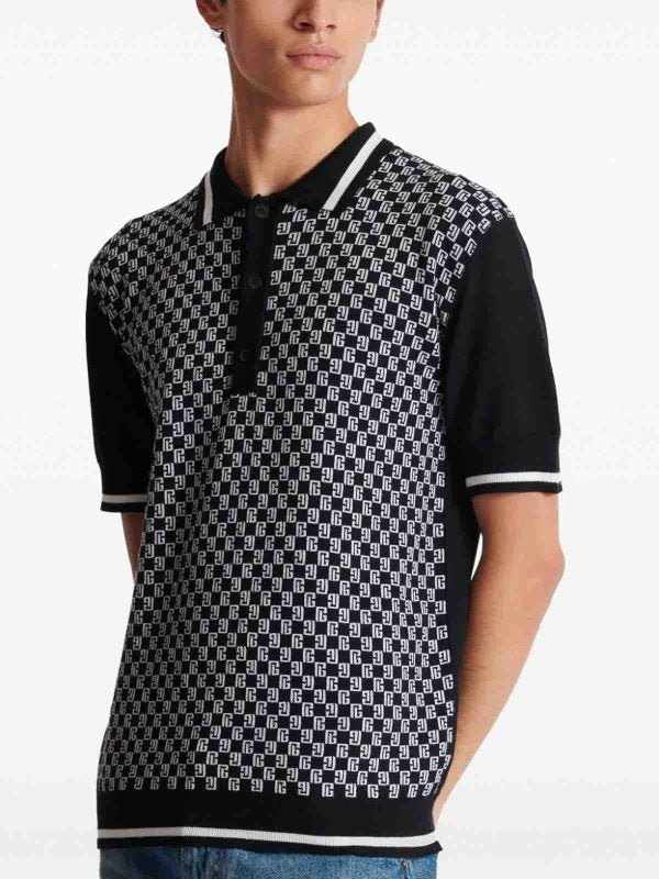 BALMAIN
Mini Monogram Polo Shirt