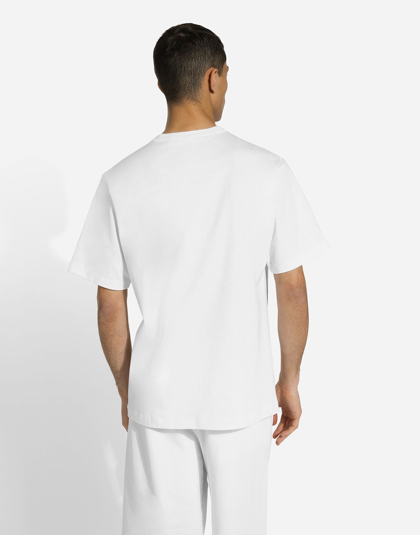Dolce & Gabbana                        Cotton T-shirt with branded tag