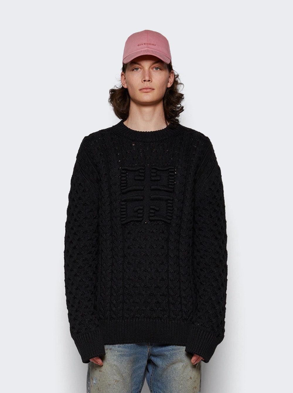 Givenchy
4g Cable-knit Sweater Black