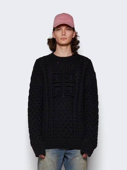 Givenchy
4g Cable-knit Sweater Black