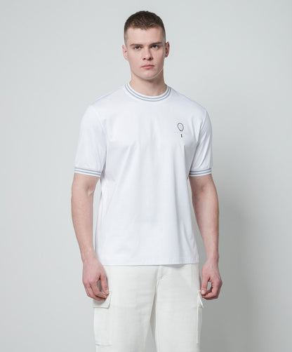 BRUNELLO CUCINELLI
White t-shirt with logo