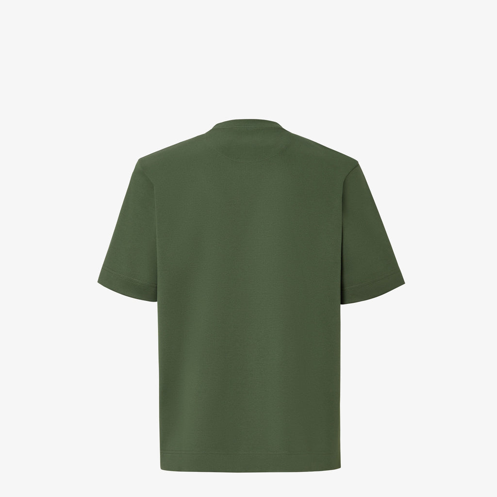 FENDI T-Shirt Green cotton T-shirt