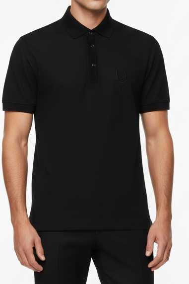 DOLCE & GABBANA Embroidered Logo Cotton Polo