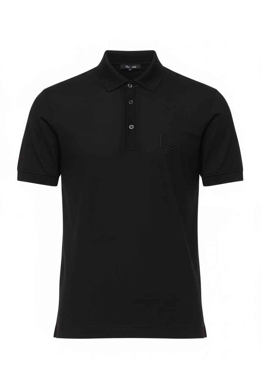 DOLCE & GABBANA Embroidered Logo Cotton Polo