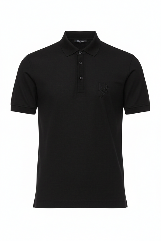 DOLCE & GABBANA Embroidered Logo Cotton Polo