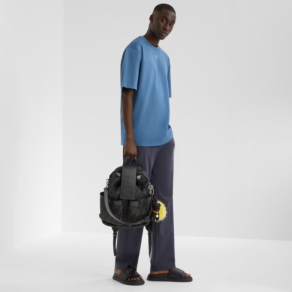 FENDI T-Shirt Light blue cotton T-shirt