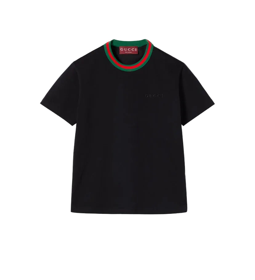 GUCCI New 70s printed cotton jersey T-shirt