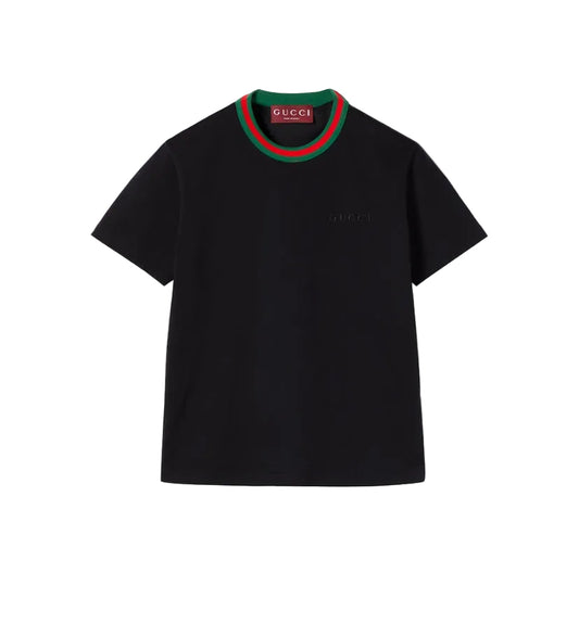 GUCCI New 70s printed cotton jersey T-shirt