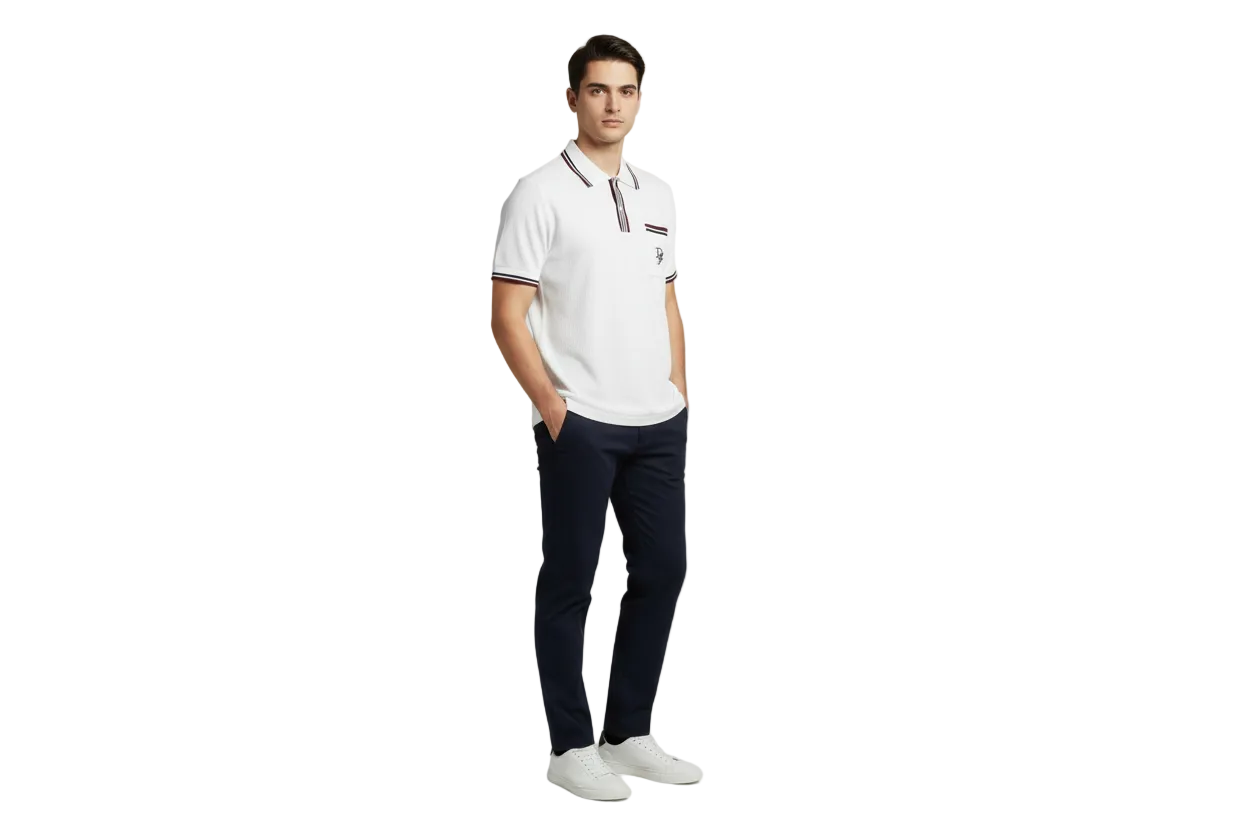 Dolce & Gabbana
DG-embroidered cotton polo shirt