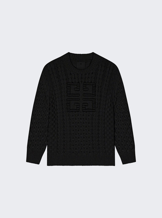 Givenchy
4g Cable-knit Sweater Black