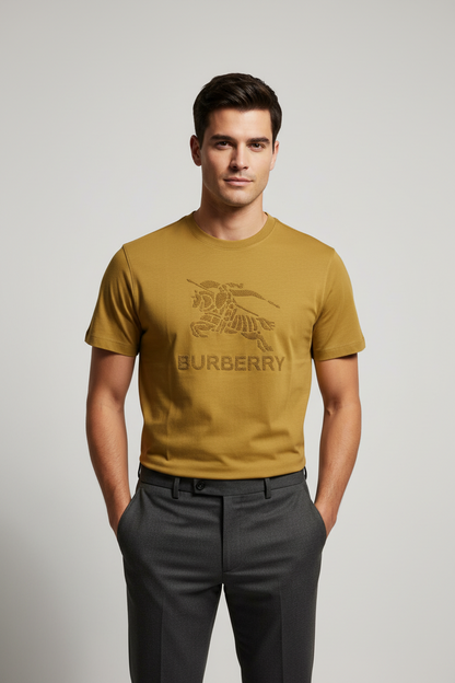 BURBERRY
MENS EMBROIDERED LOGO TSHIRT