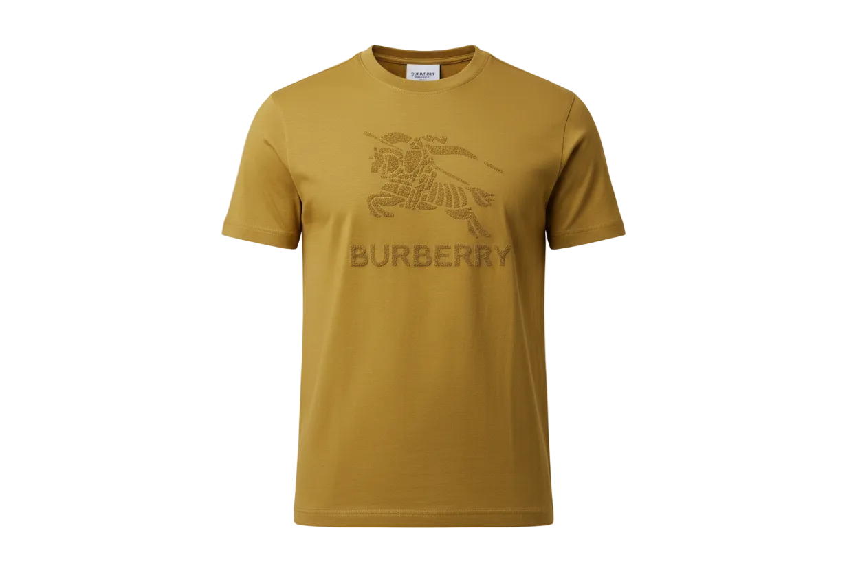 BURBERRY
MENS EMBROIDERED LOGO TSHIRT