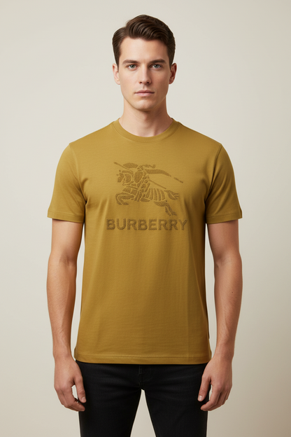 BURBERRY
MENS EMBROIDERED LOGO TSHIRT