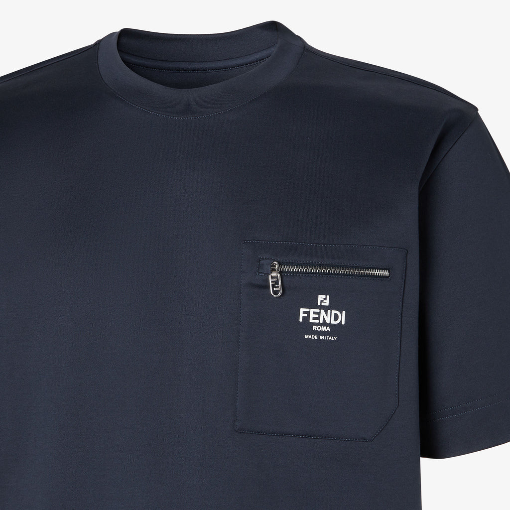 FENDI
logo-print cotton T-shirt