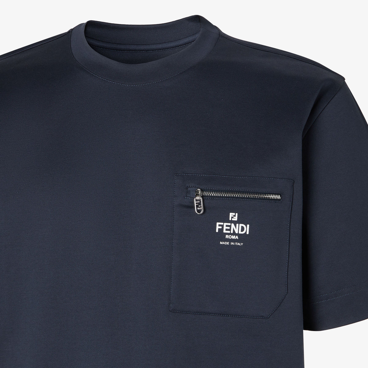 FENDI
logo-print cotton T-shirt